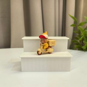 Starman – Figurine d'animal mignonne personnalisée en PVC, <span class=keywords><strong>jouet</strong></span> de dessin animé tendance, ornement DIY, porte-clés, pendentif de téléphone - Product Image 2