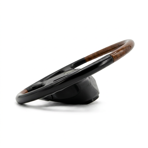 Volant fini effet bois brillant pour camions de transport lourd et camions de marchandises professionnels - Product Image 3