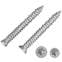 Manufacturing Stainless Steel Fasteners Machine Hex Flange Concrete Screw Self-Drilling Anchor Self-Tapping Screw M3 Thread Inch