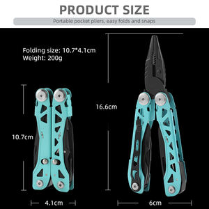 Alicates Multiherramienta Personalizados 19 en 1, Herramienta Multiusos EDC con Navaja de Bolsillo, Equipo de Supervivencia y Camping - Product Image 3