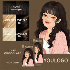 DYE <span class=keywords><strong>EMPEROR</strong></span> Tinte 2 en 1, Crema Champú para Coloración Permanente del Cabello, Sin Necesidad de Mezclar, Calidad de Salón, Pedido al por Mayor - Product Image 1