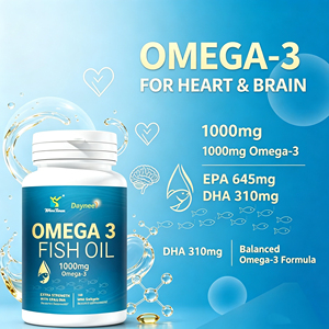 Cápsulas de aceite de pescado omega 3 de marca privada OEM, 1000 mg, que favorecen la salud del corazón y el cerebro, suplementos dietéticos de aceite de pescado en cápsulas. - Product Image 5