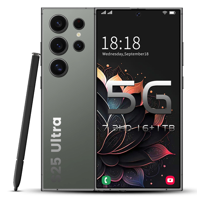 Smasun S25 Ultra 5G Smartphone 7.3 Inch HD Deca Core OLED Newest Android 14 Global Version Mobile Phone