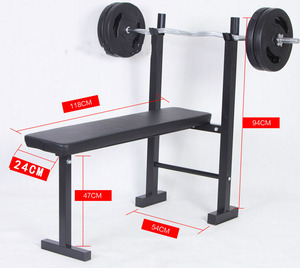Banc de musculation, développé couché, support pour haltères, banc d'haltères, équipement de musculation à domicile - Product Image 2