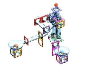 Colorido fuerte bloque de construcción magnético juguete coche Stem imán Juguetes - Product Image 3