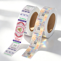 Étiquette holographique personnalisée inviolable pour la validation de la marque et la scellure de l'emballage