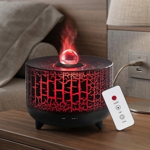 Humidifier for Bedroom <b>Ultrasonic</b> Fog ABS PP Electronic Components with Remote Control Manual Button - Product Image 1