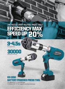 ED-60100 Batterie Alimenté Pressage <span class=keywords><strong>Hydraulique</strong></span> Outils tuyau à sertir pour <span class=keywords><strong>plomberie</strong></span> - Product Image 3