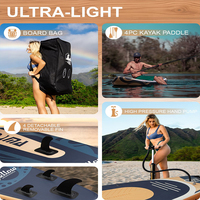 Service de personnalisation de logo DAMA : Planche de paddle légère et portable en PVC pour yoga, course, surf, loisirs en famille, pour plateformes e-commerce