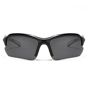 夜間視力対応偏光サングラス アウトドアアクティビティ用 リムレスフレーム PCレンズ - メンズ パンク スポーツ ランニング ドライブ サイクリング - Product Image 5