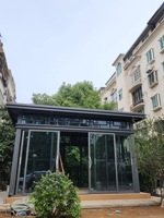 Invernadero de Aluminio 6063-T6 de Alta Calidad, Jardín de Invierno con Doble Acristalamiento para Villa o Casa de Jardín