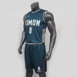 Akilex High Quality Basketball Wear Anti-bacterial Basketball Jersey 100% Polyester Full Sublimated Basketball Uniform