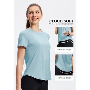 Camisetas Deportivas para Mujer UPF50+ Ligeras de Manga Corta con Protección Solar Ropa Deportiva - Product Image 5