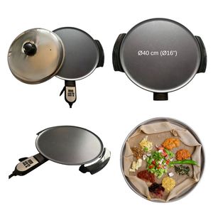 Four à Injera Électrique Portable 120V/220V pour Maison et Café, avec Température Réglable, Fabricant d'Injera Mogogo OEM - Product Image 1