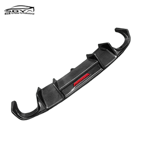 Diffusore Posteriore Stile KB in Fibra di Carbonio con Luce a LED Labbro Paraurti Posteriore per <span class=keywords><strong>Audi</strong></span> <span class=keywords><strong>A4</strong></span> B8 Non S-Line - Product Image 5