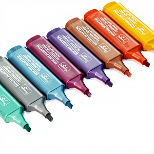 Stylo surligneur métallique Morandi <span class=keywords><strong>Guangna</strong></span> 6627, ensemble de marqueurs fluorescents multicolores, protection oculaire de haute valeur, surlignage des notes - Product Image 1
