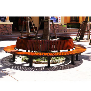 <span class=keywords><strong>Banc</strong></span> rond en plastique recyclé pour l'extérieur, autour d'<span class=keywords><strong>un</strong></span> <span class=keywords><strong>arbre</strong></span>, <span class=keywords><strong>banc</strong></span> en bois à lattes pour parc, <span class=keywords><strong>banc</strong></span> de loisirs pour <span class=keywords><strong>rue</strong></span> de ville, siège de jardin - Product Image 5