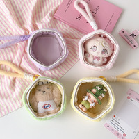 Tas Gantung Penyimpanan Mainan Bayi Bertema Kartun, Kantong Anime, Tas Boneka Anti Debu, Tas Figurine