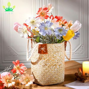 Tulipes <span class=keywords><strong>artificielles</strong></span> Cosmos en soie, 8 pièces, <span class=keywords><strong>fleurs</strong></span> sauvages, longue tige, <span class=keywords><strong>bouquet</strong></span> de printemps coloré pour la décoration de table de jardin de mariage floral - Product Image 4