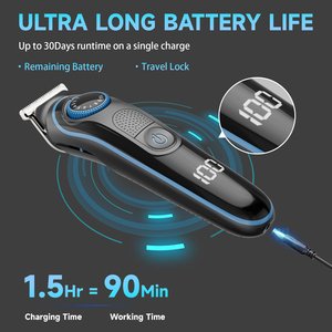 <span class=keywords><strong>Tondeuse</strong></span> nez-oreille lavable Rasoir rotatif Cordon professionnel-<span class=keywords><strong>Clip</strong></span> magique sans fil Idéal pour les coiffeurs Stylistes Kit <span class=keywords><strong>tondeuse</strong></span> à barbe - Product Image 6