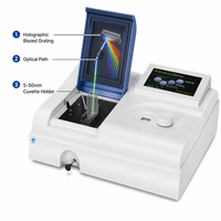 Spectrophotomètre UV-VIS Aoda 752N Plus à écran tactile 7 pouces, instrument analytique de précision de laboratoire à faisceau partagé, vente en gros