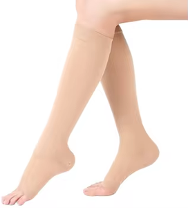 Bas de compression au genou 30-40mmHg pour femmes Varices et anti-embolie Gradient élastique Support de mollet direct d'usine - Product Image 2