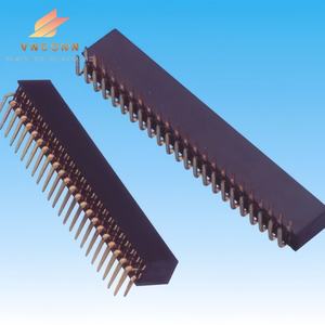 Fabricant vietnamien d'en-tête femelle d'extrémité en U de 2.54MM avec pied centipède à broche mal alignée pour connecteurs plats Flex FFC et FPC - Product Image 4