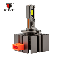 Diinii D3s LED-Scheinwerfer Hochleistung 6000K Aluminium CSP 10000lm IP68 Wasserdicht 12V Intelligente Lüfterkühlung 110W Universal