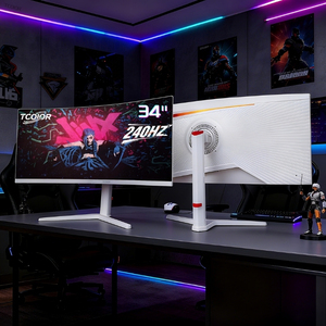 240hz 4k <span class=keywords><strong>pas</strong></span> <span class=keywords><strong>cher</strong></span> grand moniteur incurvé grand écran Pc moniteur Gaming 34 pouces 4k 180hz Moniteur Led moniteurs lcd pour les jeux - Product Image 1