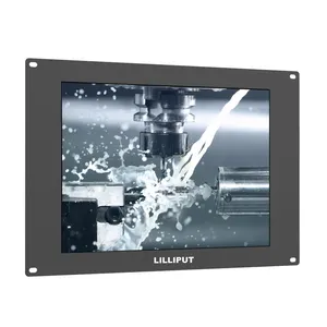 Embedded 15 inch Metal housing Touch Screen Industrial lcd computer Monitor with HDMI DVI VGA composite input