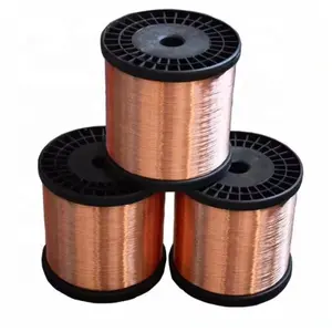 Alambre desnudo CCAM de aluminio y magnesio revestido de cobre de fábrica china para cables