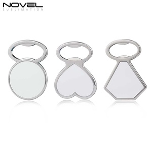 แม่เหล็กติดตู้เย็นแบบเปิดขวดไวน์ ทำจากโลหะผสมสังกะสี สำหรับงานพิมพ์แบบซับลิเมชั่น  แบบ DIY สำหรับงานโปรโมชั่น - Product Image 2