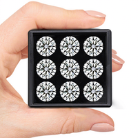 Prix de gros de haute qualité VVS Moissanite Pierre précieuse de diamant pour la chaîne cubaine