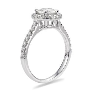 Anillo de Compromiso Halo MS-026, Oro Blanco de 10K, 14K, 18K, Anillo con Diamante Cultivado en Laboratorio - Product Image 2
