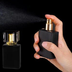 Botella de perfume de 30 ml, subenvasada en frasco de vidrio negro mate con tapón de rosca. - Product Image 3