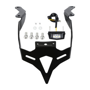 Plaquita TCMT XF140457 cola Fender eliminador de titular de placa de licencia para <span class=keywords><strong>Honda</strong></span> <span class=keywords><strong>CB650R</strong></span> CBR650R 19-20 negro - Product Image 5