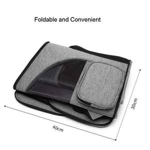 Mochila plegable para gatos y perros, bolsa de viaje al aire libre, senderismo, soporte inferior más grueso ventilado - Product Image 5