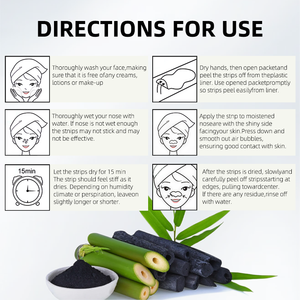 Masker Pori-pori Hidung Organik Bebas Pewangi Vegan Berkualitas Tinggi Penghilang Komedo Perawatan Jerawat Pembersih Pori-pori Pengelupas Pori-pori - Product Image 5