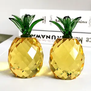 Kreative Kristall ananas verzierungen für Haupt dekorationen