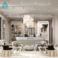 Présentoir Moderne pour Sacs à Main Féminins, Étagère de Présentation de Sacs, Mobilier de Décoration, Conception de Comptoir pour Aménagement de Magasin de Sacs
