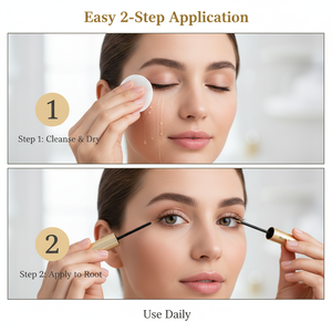 Óleo de Rícino Puro para Crescimento de Cílios, Testado Dermatologicamente, Faz os Cílios Mais Longos e Mais Grossos, Sérum para Alongamento de Cílios - Product Image 4