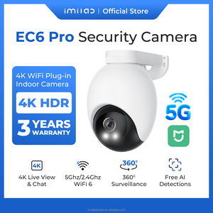 Caméra de sécurité extérieure IMILAB EC6 compatible avec l'application Mi Home, caméra WiFi 3K, détection IA, alertes intelligentes, audio bidirectionnel - Product Image 5
