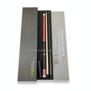 Taco de billar <span class=keywords><strong>ZENI</strong></span> XW01 de alta calidad hecho a mano con eje de carbono y arce, con pasador radial QianYi, doble eje, punta de 12.2mm y 11.8mm, peso de la punta de 19oz. - Product Image 2