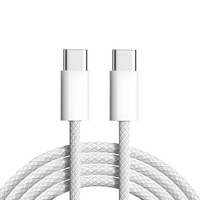 Mejor Precio, Cable de Carga Rápida Trenzado USB C a Tipo C de 1m 2m PD 60W 100W para iPhone Serie 15 y Android, Gran Stock