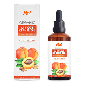 100% Pure Abrikozenpitolie voor huid, gezicht, haar, zeepmaken, massage, draagolie voor etherische oliën - Product Image 1