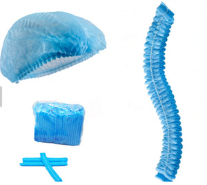 Cuffie Chirurgiche Monouso all'Ingrosso, Cuffie Rotonde Bouffant con Clip, Antipolvere per Ospedali e Fabbriche - Product Image 2