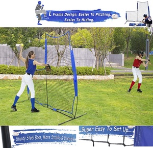 Filet de lancer de baseball portable de haute qualité, équipement d'entraînement pour la pratique - Product Image 5