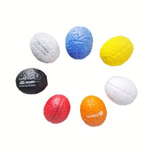 Pelota Antiestrés de Espuma de PU con Forma de Cerebro y Logotipo Personalizado, Juguetes para Aliviar el Estrés, para Promoción Empresarial - Product Image 1