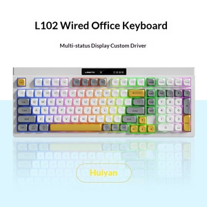 Silent RGB Backlit 3 Modes Wireless Bluetooth <b>Keyboard</b> Cute Design For Girls Office Work E-sports Laptop Computer <b>Keyboard</b> - Product Image 3