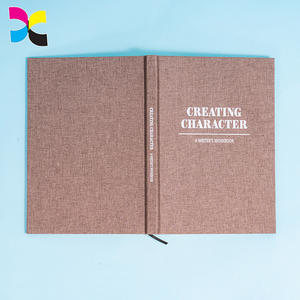 Fabrieksdrukwerk op maat van linnen stof hardcover boeken - Product Image 1